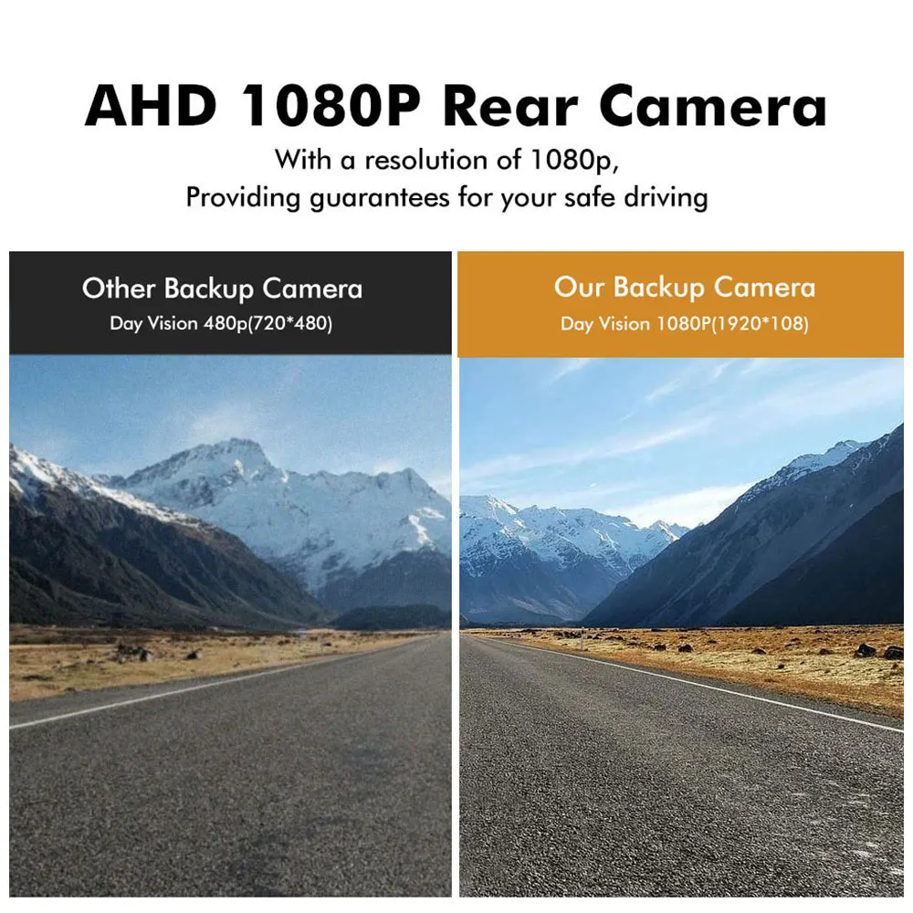 SMARTOUR AHD 1080P Caméra de recul de vue arrière de voiture pour harnais Juke Qprédit QAI/Gend'appareils/atofinder/Dualis/Navara/Version X-TRAIL Sunny