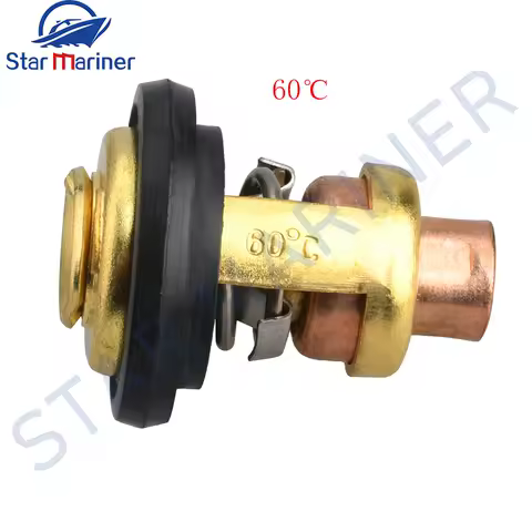 Thermostat 66M-12411-00 66M-12411-01-00 6G8-12411 For YAMAHA Outboard 4 Stroke 2.5HP 4HP 8HP 15HP 30HP 40HP 50HP 60HP 70HP 80HP