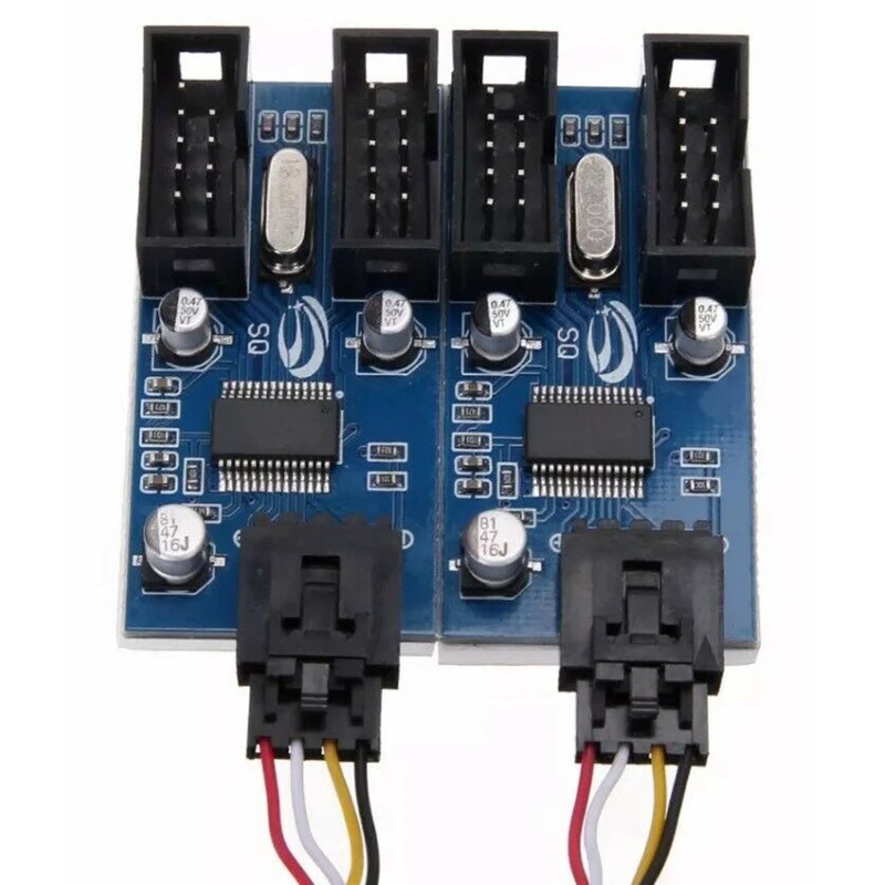 Motherboard Usb 9Pin Header 1 To 4 Splitter Port Multiplier 30Cm Extension Cable