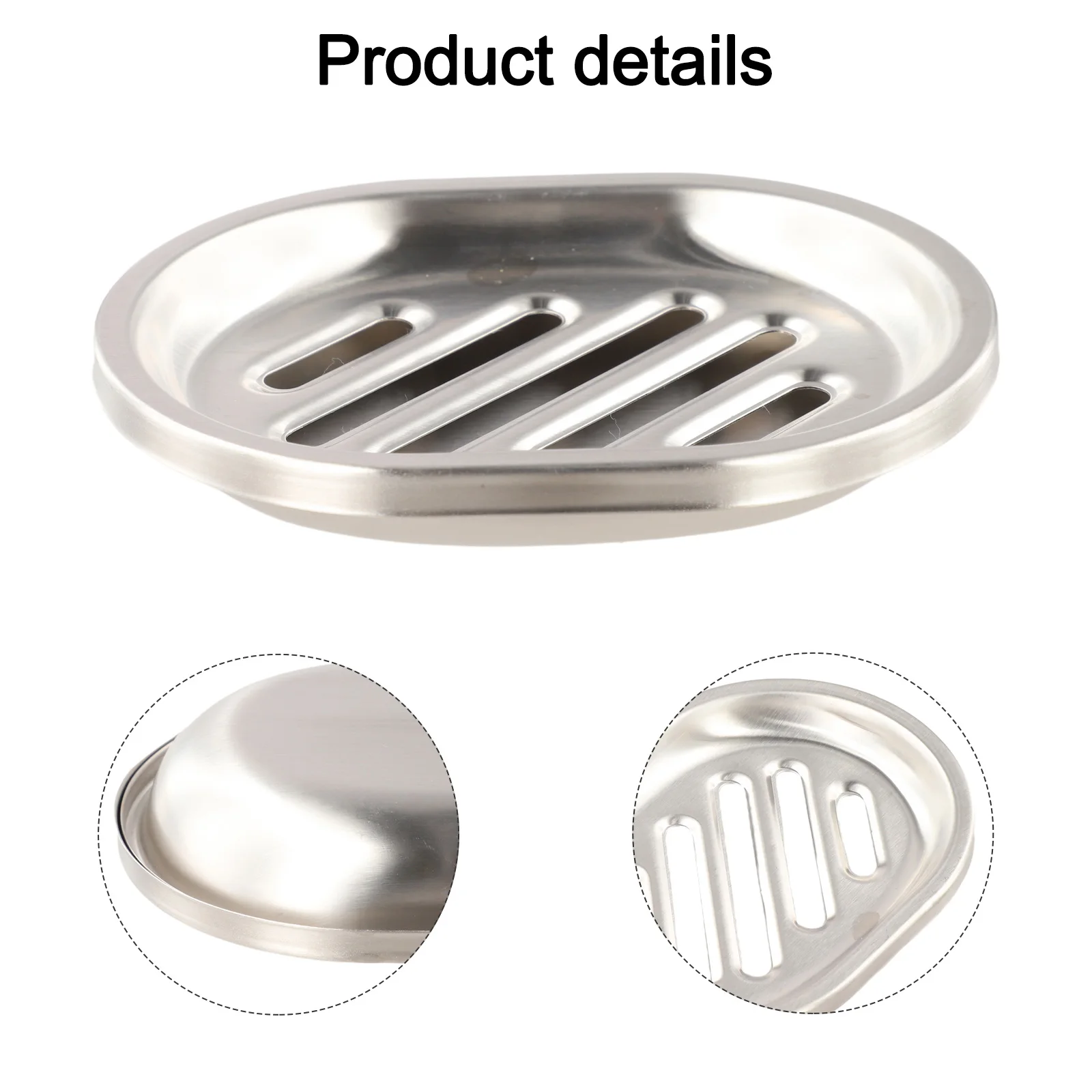 Cleaning Sponge Stainless Steel Soap Dish Hygienic Soap Holder Organized Countertop Solution Quick Drying Features