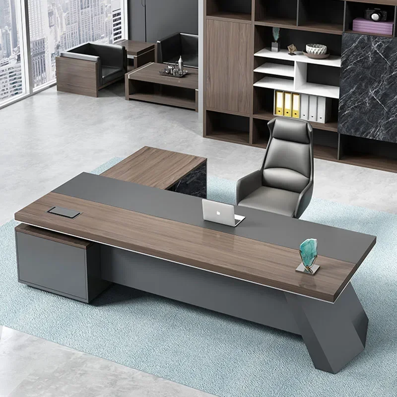 

Office Tables Desk Corner Workstation Organizer Workshop Table Study L Shaped Professional Furniture Room Desks Home Tisch Work