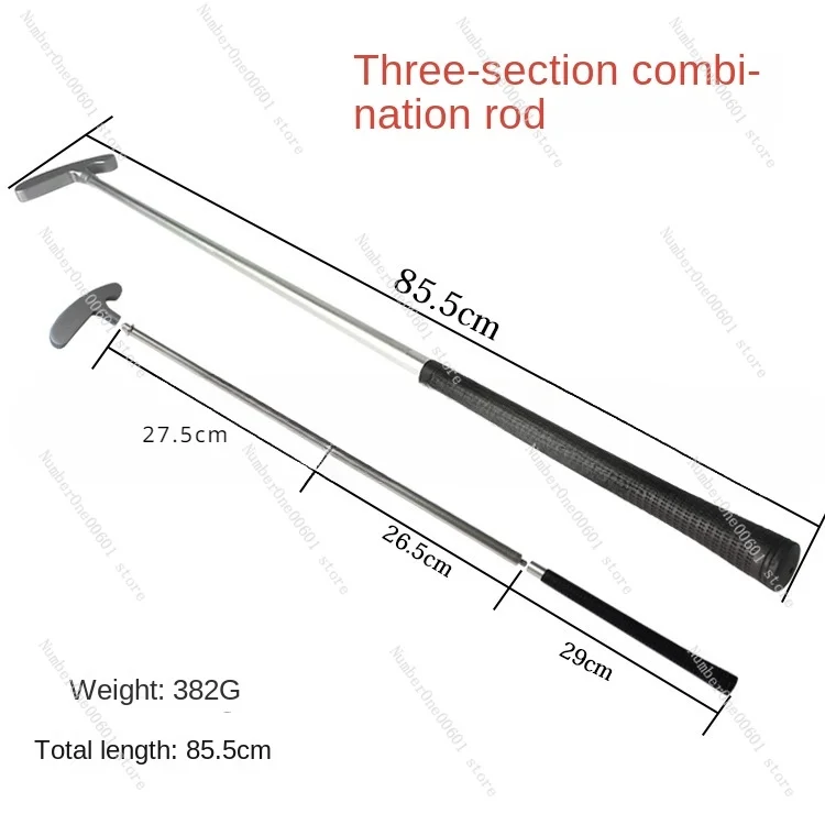 

Golf Clubs Three Sections of The Combination of Double-sided Putter Aluminum Alloy Gifts Beginner Adult Putter Gift Goodies