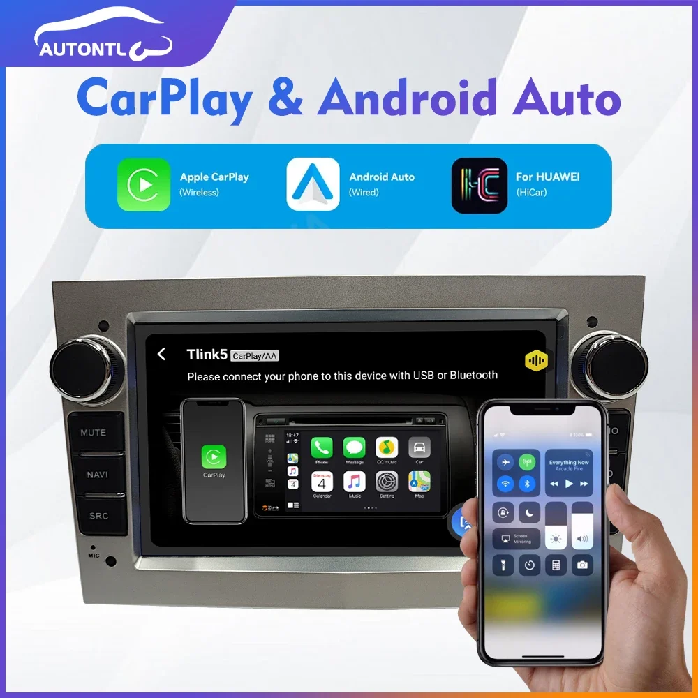 For Opel Series 2004-2009 7 inch Android Car Radio Auto Multimedia Carplay Player Automotive Stereo Wireless Carplay Android 13