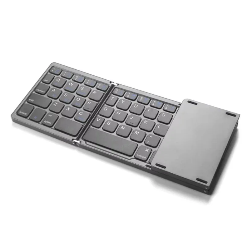 Mini Folding Keyboard BT 81 Keys Ultrathin Mute Button Tablet Laptop Phone B089 Portable Office Mobile Keyboard