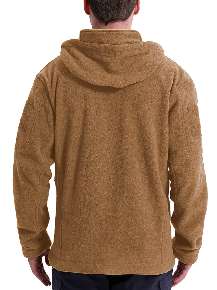 Men's Tactical Fleece Jacket Winter Warm Full Zip Military Hoodies Multi-Pockets Hiking Hunting Outdoor Coats 14 S901fb31a662a4132b56432091d0d596dS