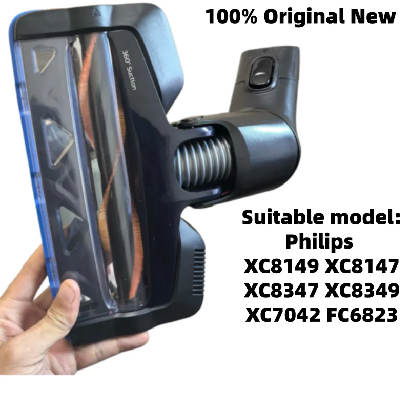 100 % original neue XC8149 XC8147 XC8347 XC8349 XC7042 FC6823 FC6813 Staubsauger-Bodenbürste, 360° drehbar mit LED
