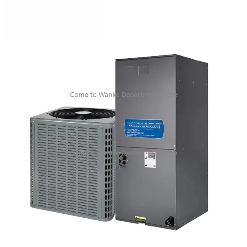R32 Standard 18 Vertical Air Handler AHU Inverter Cooled Heated Top Exhaust Air Handling Unit