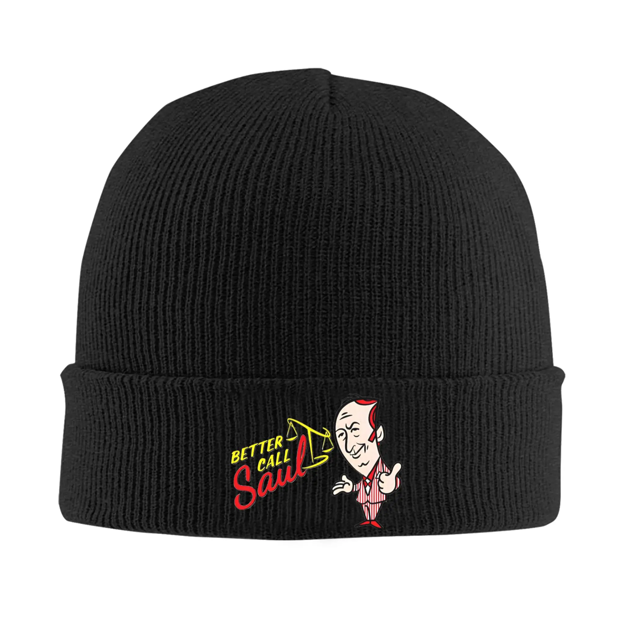 Better Call Saul Goodman Knit Hat Beanie Autumn Winter Hats Warm Unisex Color Breaking Bad Caps Men Women  Gifts