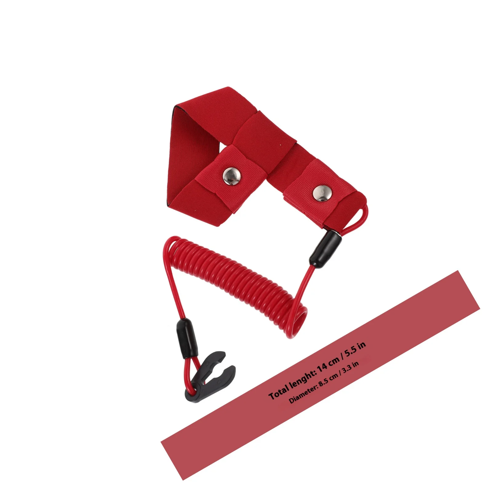 Сверхмощный ремешок с выключателем для лодок, водонепроницаемый плавающий ремень на запястье с сильной прочностью на растяжение, идеально подходит для водных видов спорта