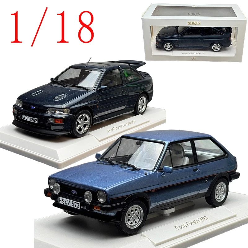 

NOREV Diecast 1/18 Scale Ford Escort Cosworth Car Model Alloy Ford Fiesta XR2 Replica Car Model Toy for Boy Original Box