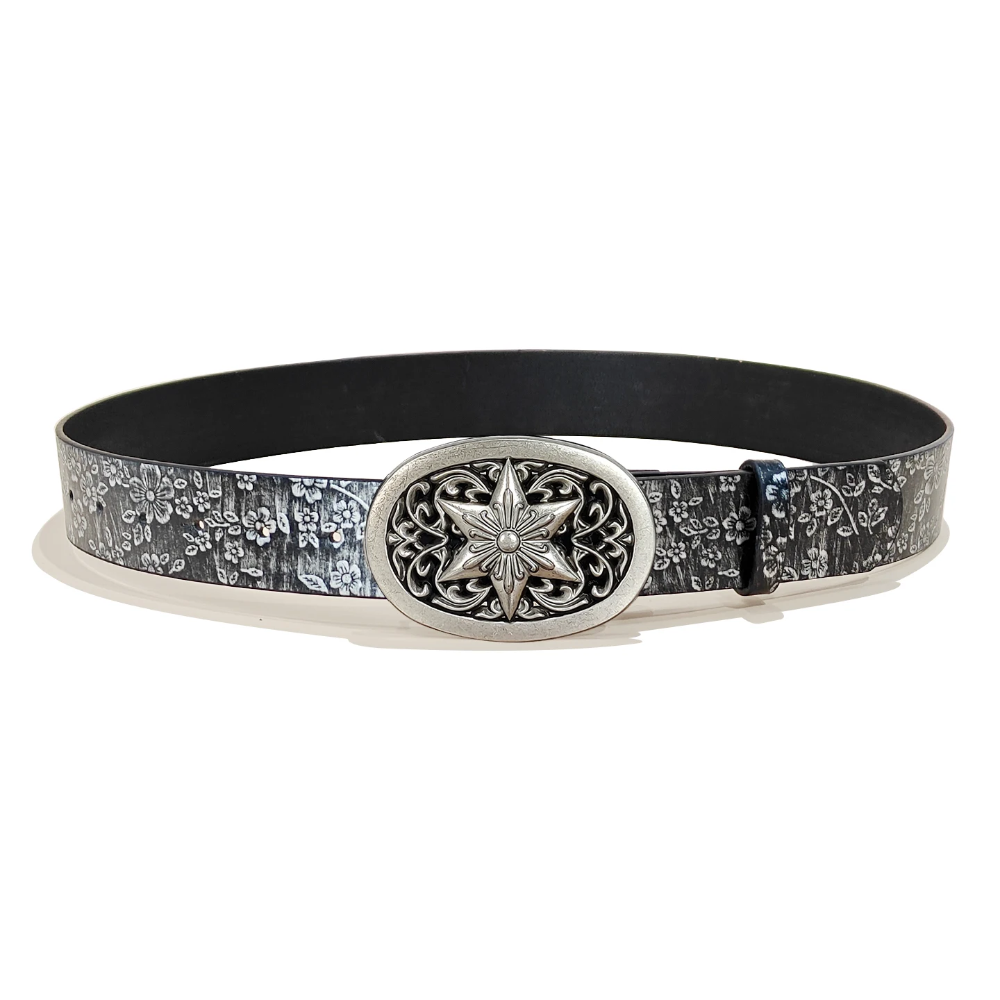 New Fashion Luxury Belt Black Punk Accessories Girdle HipHop Y2k Star Buckle Jeans Skirt Plus Size Waistband For Men Women - view 4