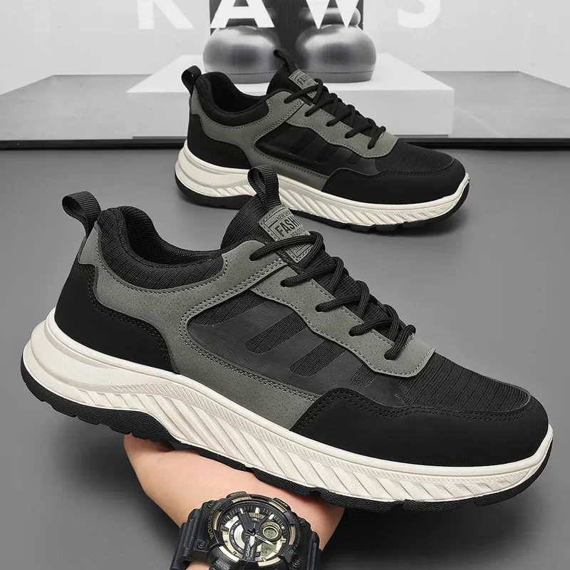 2026 Men's Sneakers and Casual Shoes High Quality Outdoor Safety Non Slip Hiking Shoes for Man Vulcanize Shoes Zapatillas Hombre