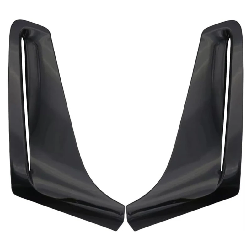 2pcs Side Air Vent Fend Trims Replacement Black Air Duct Side Cover Replaces 51128065377 51128065378 for Vehicles