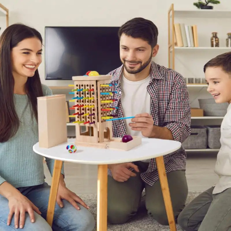 Pull Out Stick Spiel Spielzeug Bunte Holz Stick Brettspiele Eltern-kind-Interaktive Puzzle Spielzeug