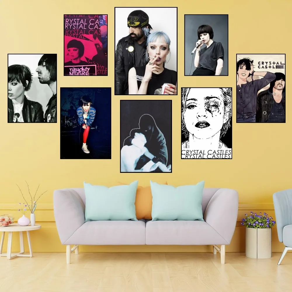 Band Crystal Castles Alice Practice Poster Prints Wall Painting Bedroom Living Room Decoration Office Home