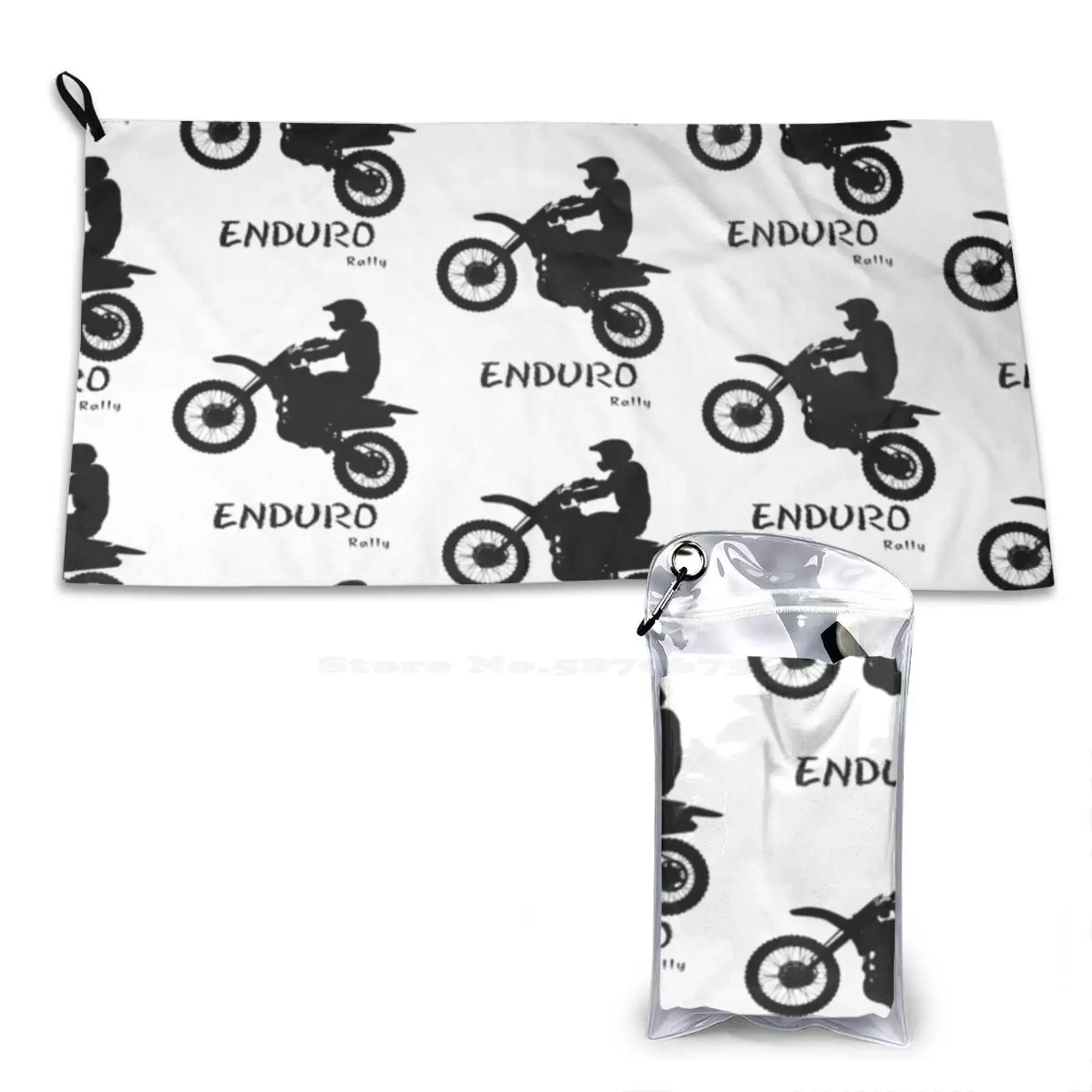 Enduro Rally Personalized Soft Towel Home Outdoor Enduro Motor Rally Sport