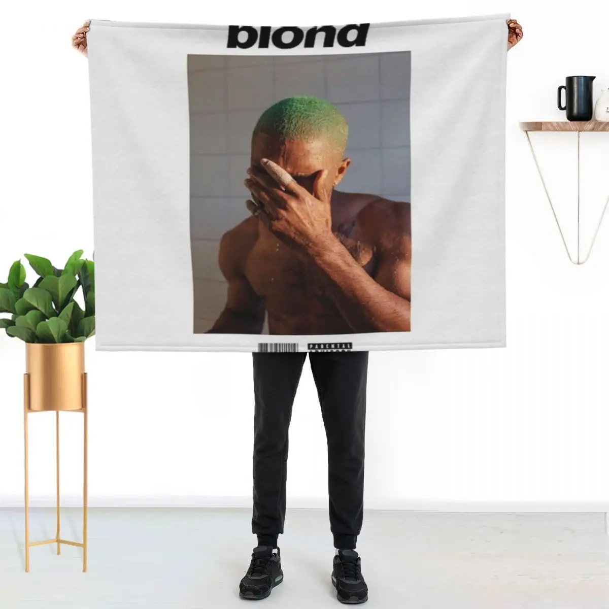 blond - Frank Ocean Throw Blanket Flannels funny gift Soft Beds Moving Blankets For Baby warm winter Blankets