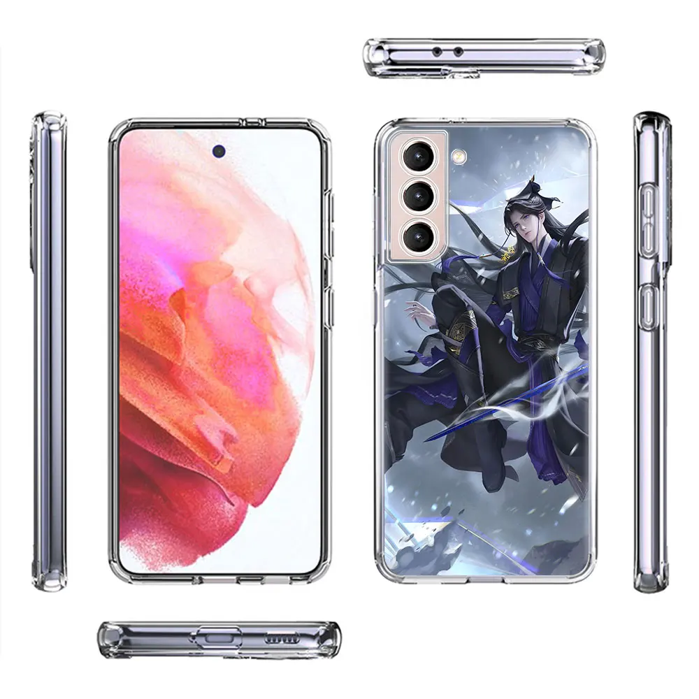 The Island of Siliang Case for Samsung Galaxy S10 Lite 2020 S20 S23 S24 S21 FE S22 Ultra S10e S9 Plus S8 Clear TPU Cover Shell