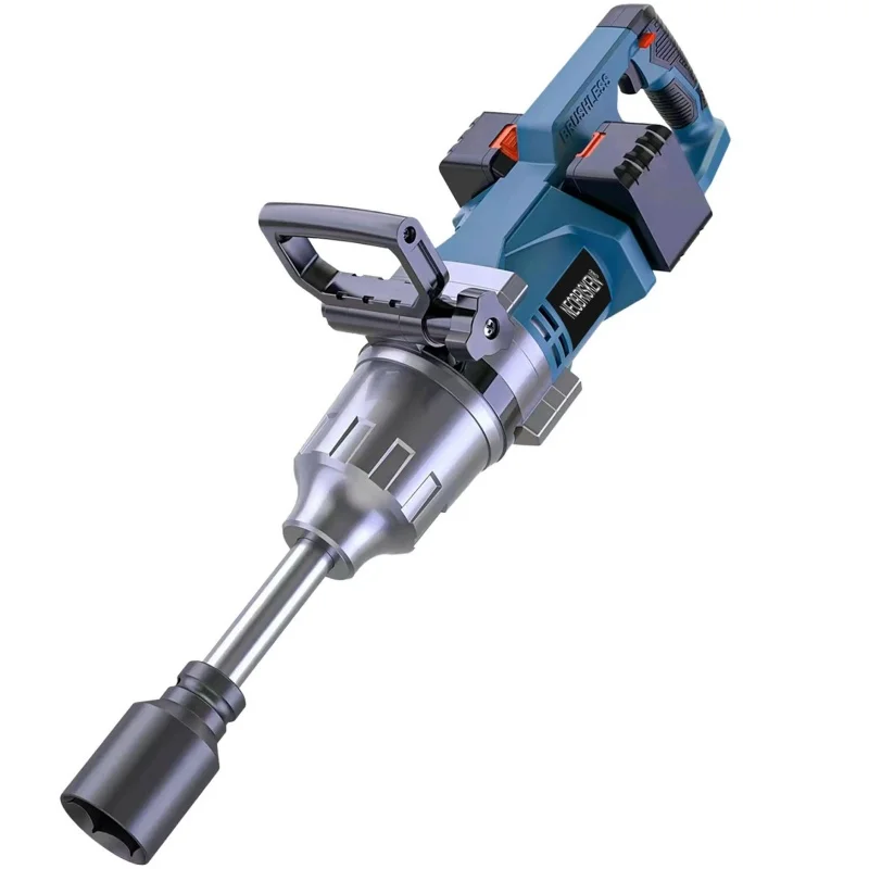 NEOBRISKEN 1 นิ้วแบบพกพาไร้สายแบตเตอรี่ลิเธียมประแจผลกระทบ Heavy-Duty ประแจไฟฟ้า DIY อุตสาหกรรม Brushless