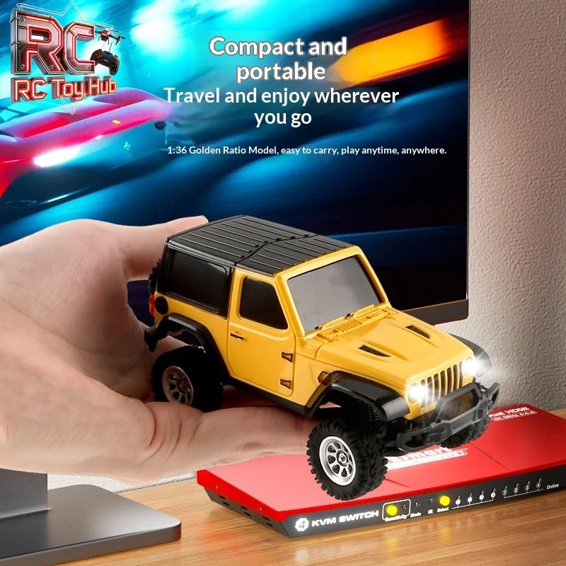 1:36 Full Scale 4wd High Speed Mini Climbing Rc Car Racing Simulation Model Remote Control Toy Car For Kids And Adults Collectio