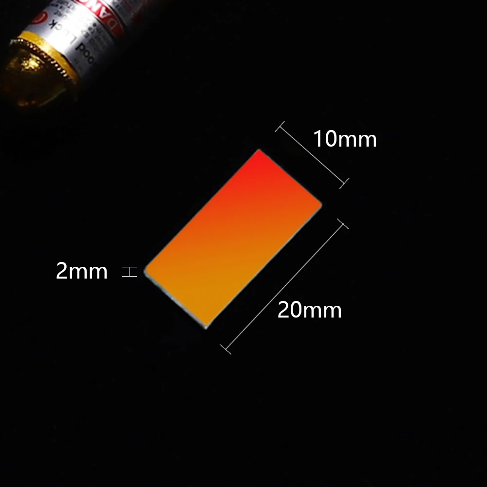 20x10mm Diffraction Grating Holographic 50-2400 lines Physical optics experiment Spectroscopic interference optical instrument