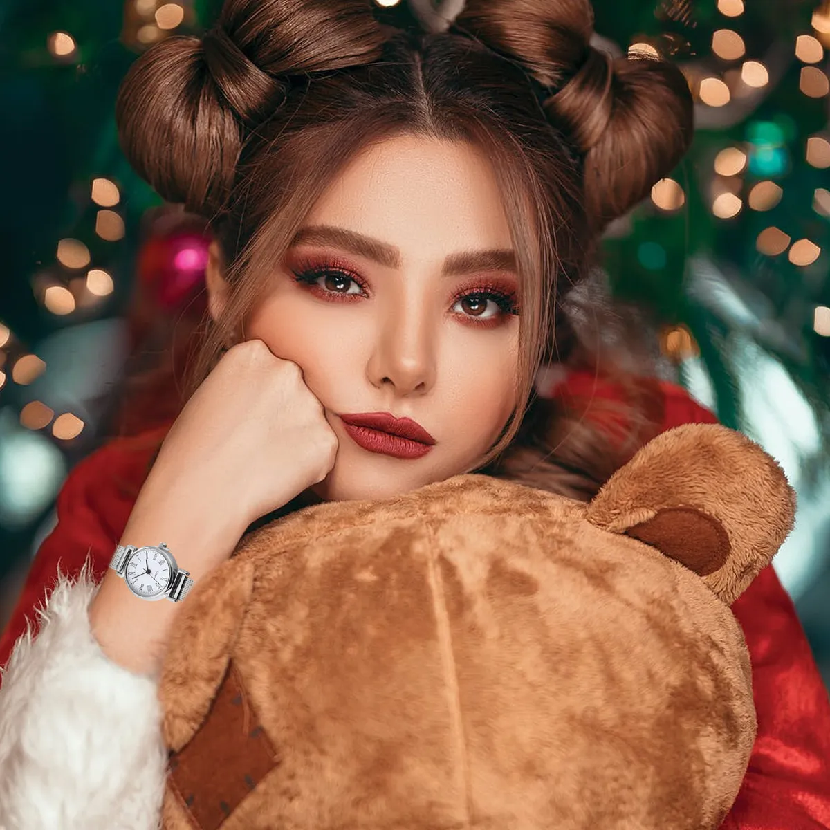 

Винтажные наручные часы из нержавеющей стали с кварцевым механизмом, белым циферблатом в римском стиле и модным стальным ремешком