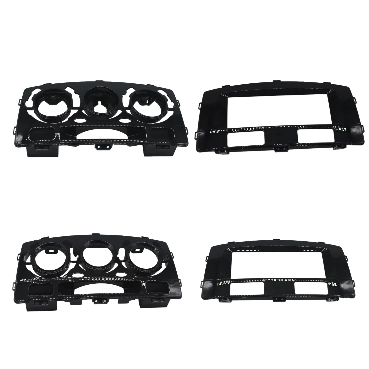 Auto rahmen Großbild-Blende-Panel-Adapter für Toyota Hilux Fortuner 2013-2017 2 Din Dash Audio-Fitting-Kit