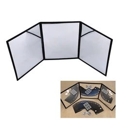 3-Way Mirror Practicing Magic Mirror Magic Tricks Accessories for Beginner for Card Magic Gimmick Illusions Magic