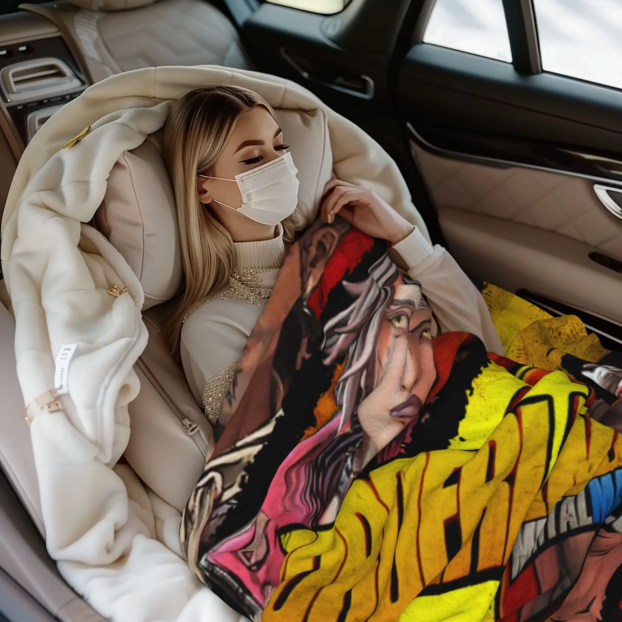 Borderlands 4 ملحقات الألعاب بطانية فائقة النعومة للأريكة 50 × 60 بوصة أحجام متعددة رمي الفراش