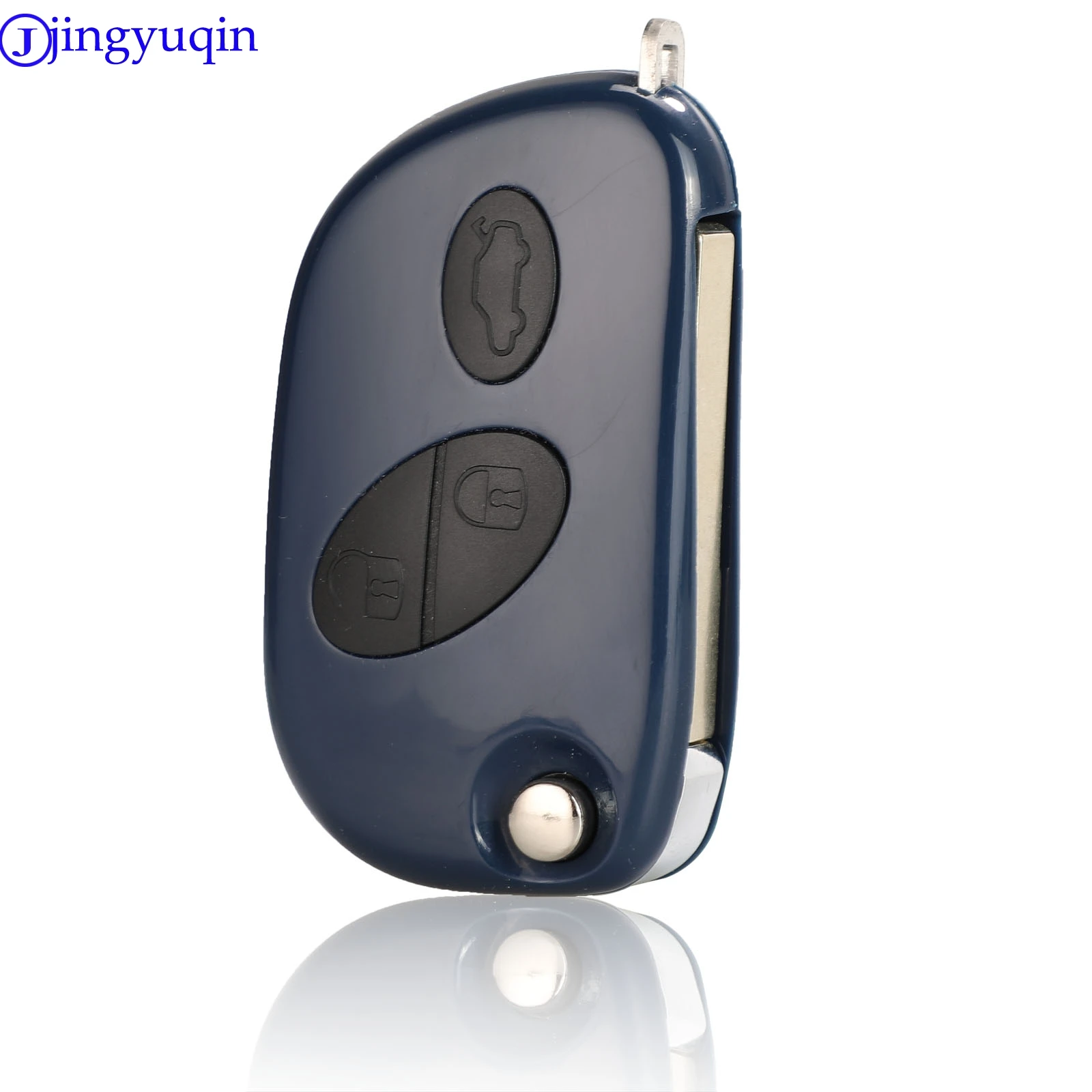 jingyuqin Remote Car Key Shell Case Fob For Maserati Quattroporte GranTurismo 2005-2011 RX2TRF937 Flip Key 3 Buttons