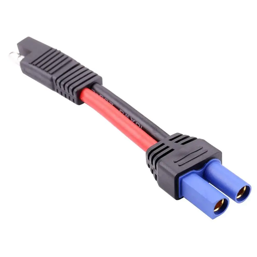 1-48V EC5 Female Plug to SAE DC Solar Power Battery Automotive Cable Extension Wire Car Starting Systems Connectors Silicone