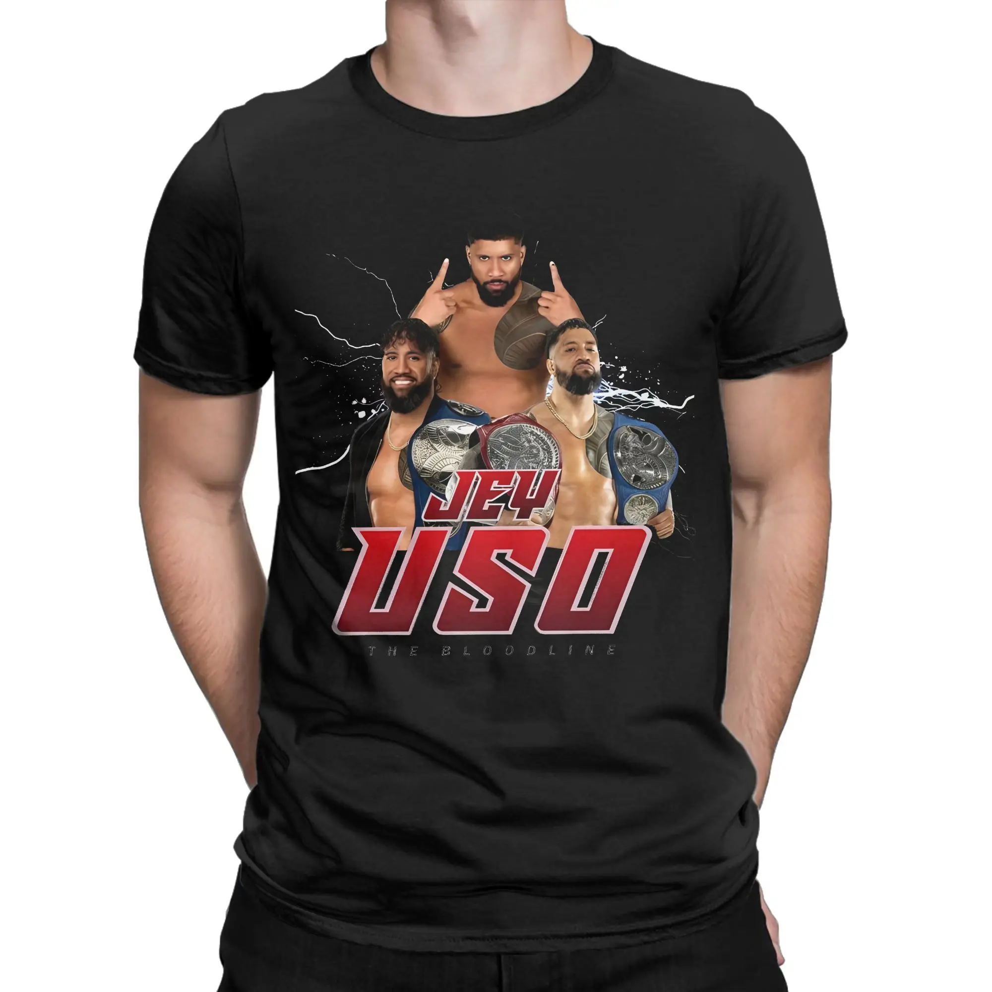 

Summer Jey Uso Yeet wrestling wrestler T Shirt For Unisex Pure Cotton T-shirts Short Sleeve Tops