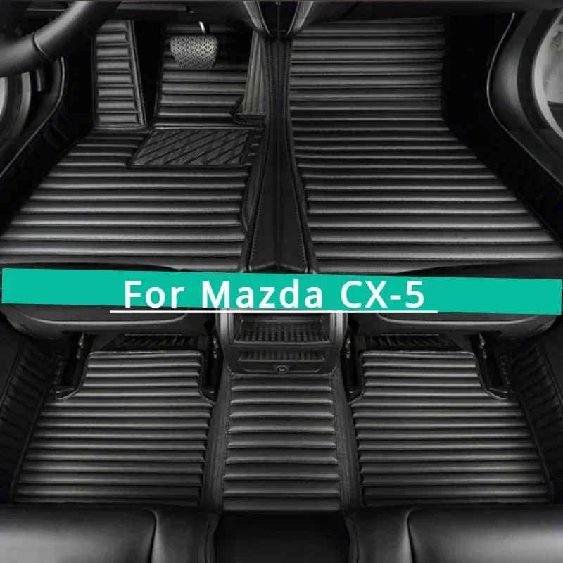 

Custom Car Floor Mats For Mazda CX-5 2017 2018 2019 2020 2021 2023 Auto Center Interior Accessories Leather Carpets Rugs Foot