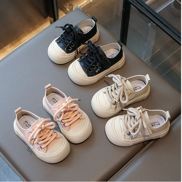 2024 Children Casual Shoes for Girls Autumn New Fashion Korean Style Soft Bottom Anti-slippery Learning Walking Versatile Shoes