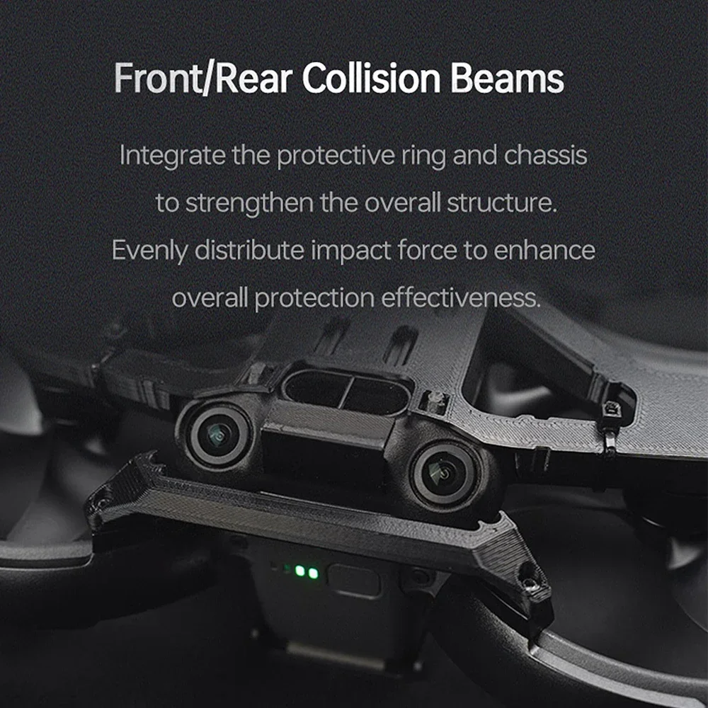 ل DJI Avata 2 المضادة للتصادم المروحة الحرس سلامة الطيران حماة الدعامة الوفير عدة ل DJI Avata 2 ملحقات طائرة بدون طيار