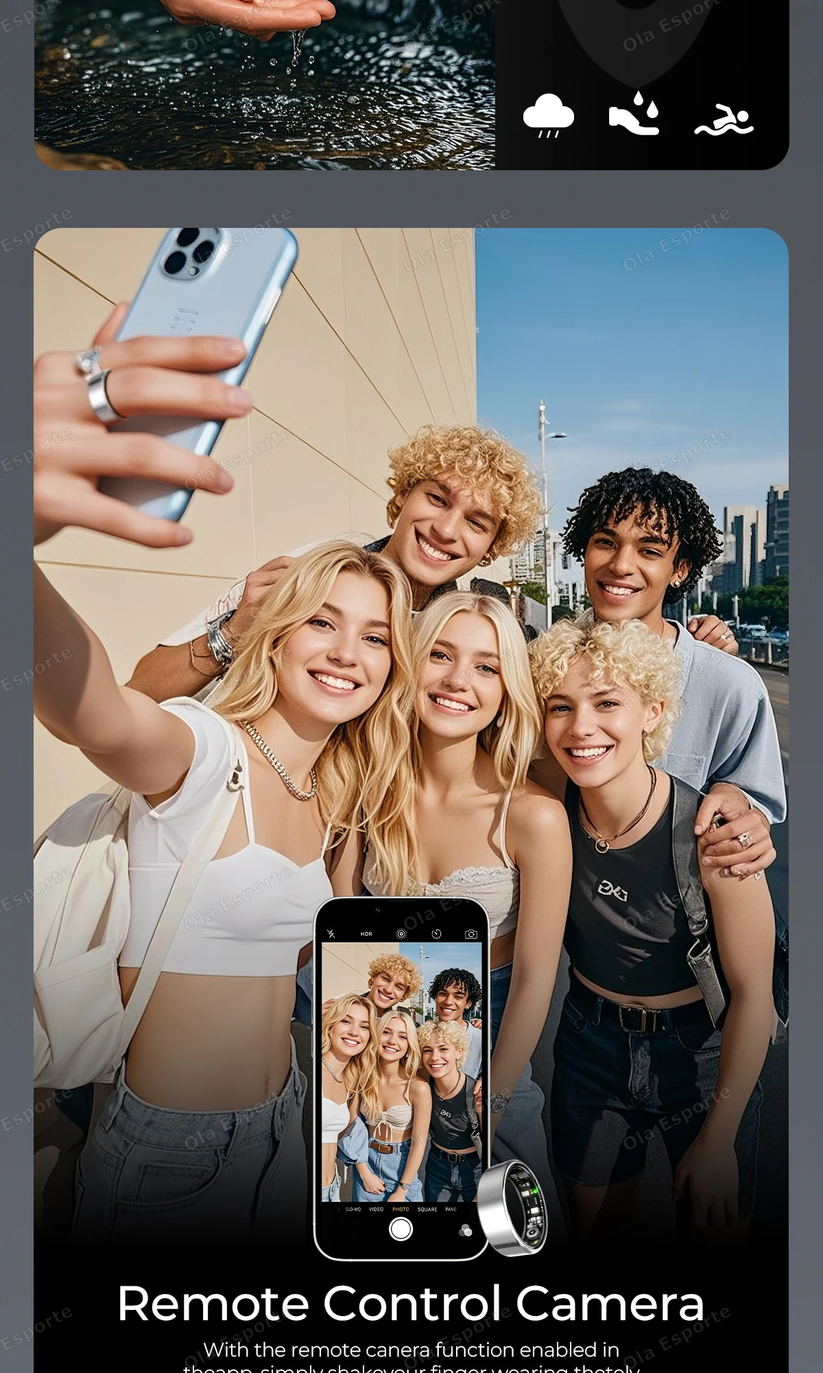 2026 Neuer Smart Ring mit Bluetooth-Anruffunktion, Blutdruck-/Sauerstoffmessung, IP68 wasserdicht, Herzfrequenzmessung, GPS-Tracking, Smartring für iPhone – Detail 16
