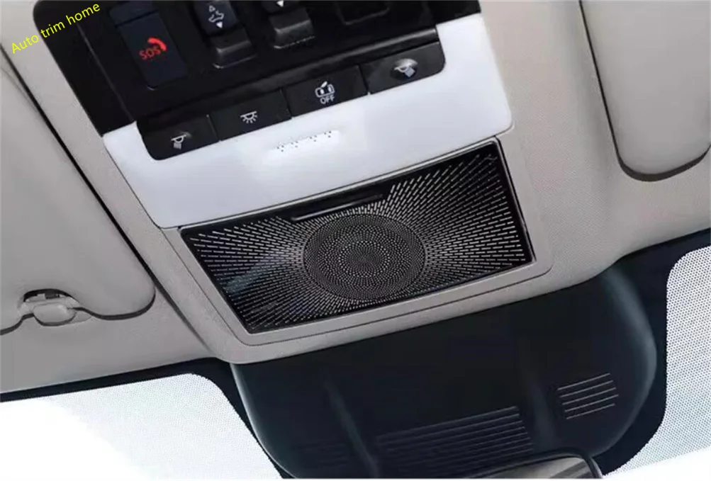 

For Nissan X-Trail X Trail / Rogue T33 2021 - 2025 Door Audio Speaker Cover Loudspeaker Trim Frame Sticker Steel Accessories