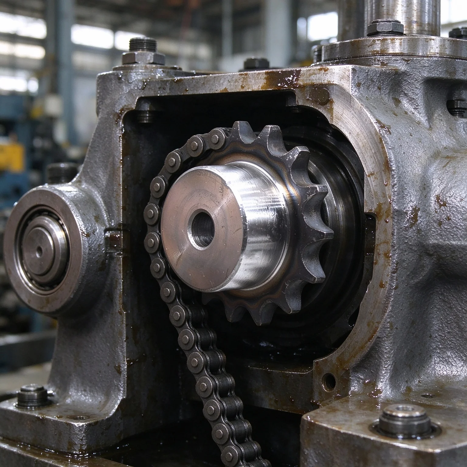 06C Sprocket Chain Wheel 16/17/18/19/20/21/22/-30 Teeth Pitch 9.525mm 45 # Carbon Steel Industrial Cam Drive Chain Wheel