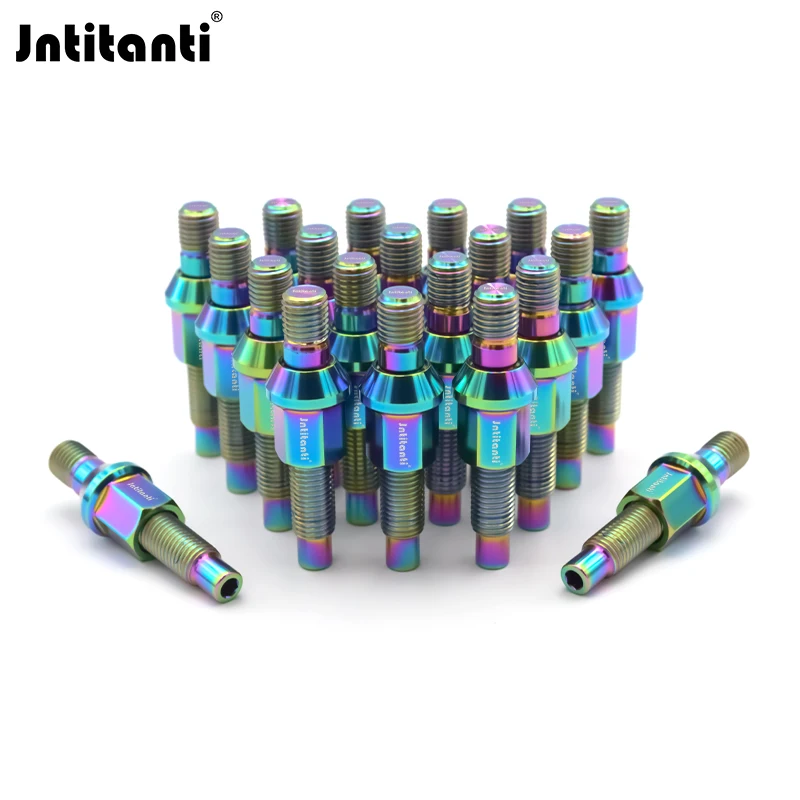 

Гоночные детали Jntitanti Gr.5, комплекты для переоборудования титановых колес M14*1,25 мм для гонок BMW MINI Rolls-royers