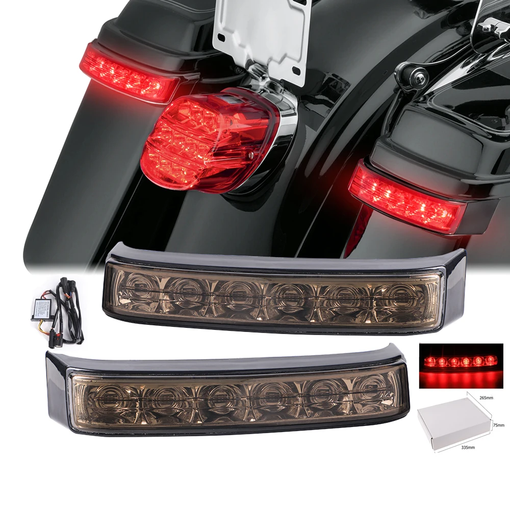 

24v 3 Wire Rear Saddlebag For Harleys Led Tail Light Taillight Motorbike Tail Lamp For Motorcycle