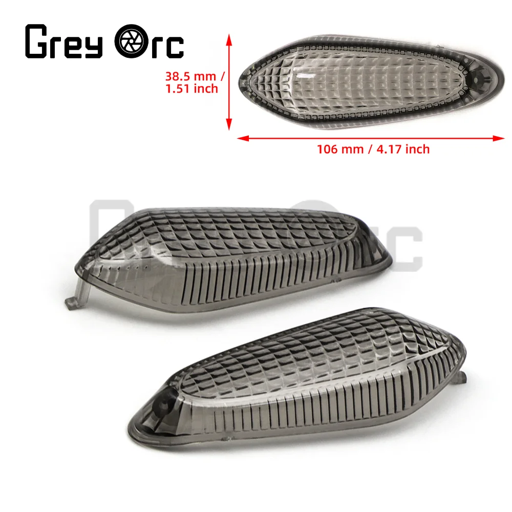 Image of Motorrad Blinker Lampe Gehäuse Licht Objektiv Für Ducati Monster 695 696 796 797 1100/S/EVO 1200/R Streetfighter 848/1098 S