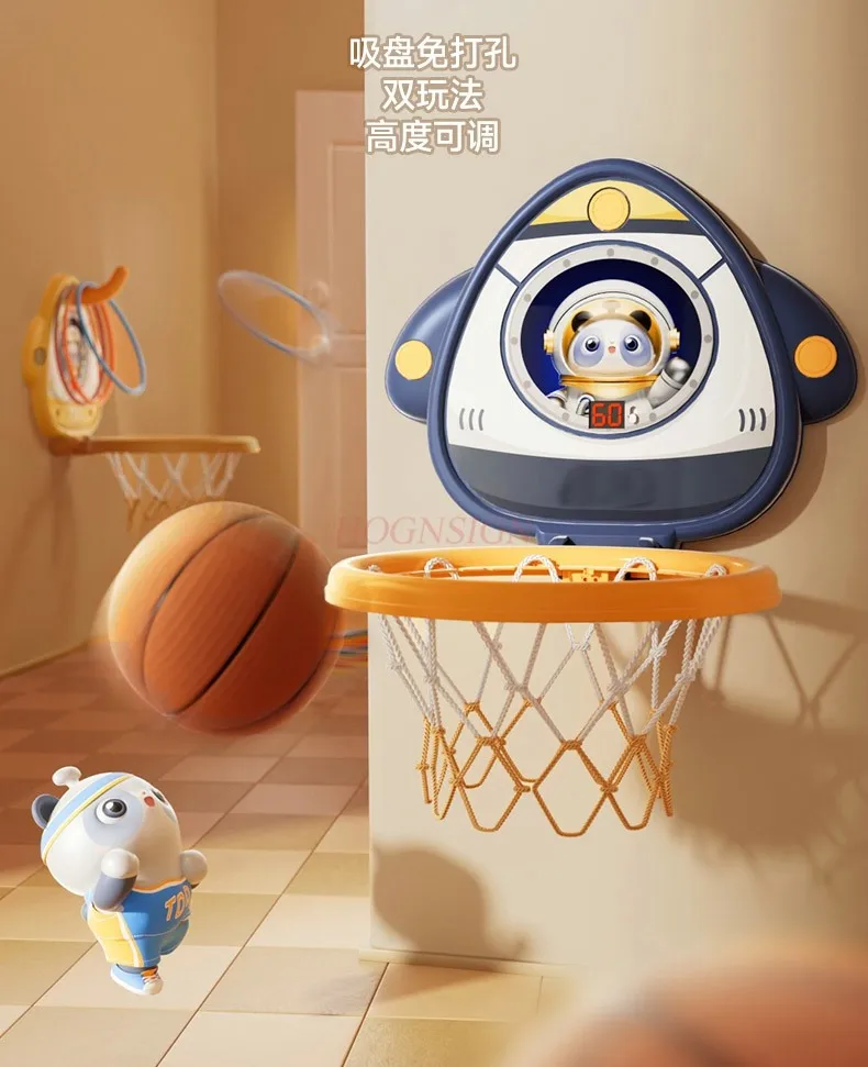 Baby Basketball Shooting Frame Indoor Hanging Children's Basketball Frame Gift Toys for Boys and Girls