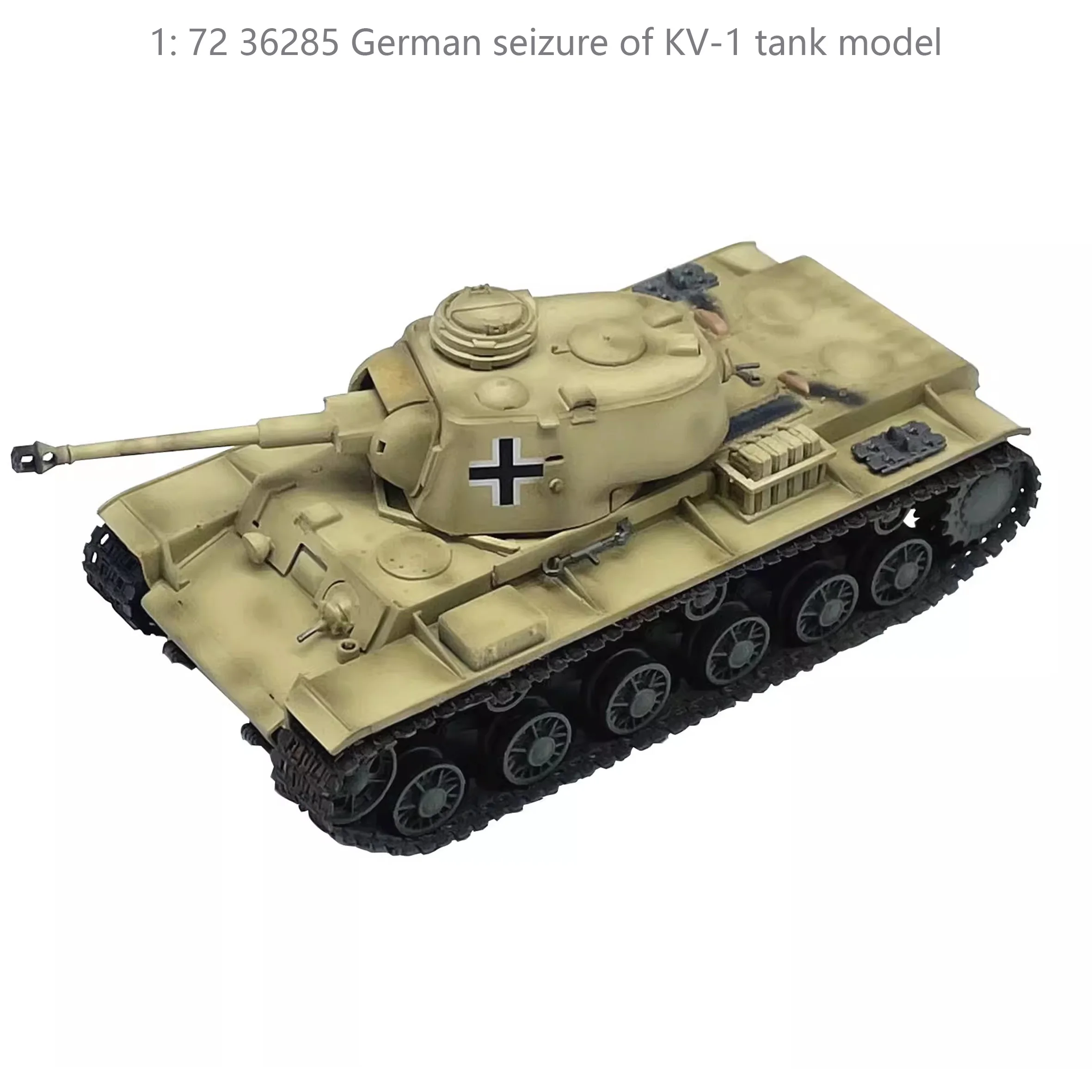 1: 72 36285 German seizure of KV-1 tank model  Finished product collection model