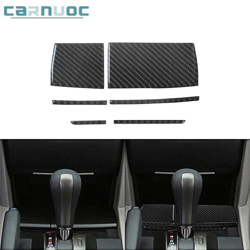 

For Honda Accord Coupe/Sedan 2008-2012 Carbon Fiber Power Socket Ashtray Stickers Cover Strip Car Interior Styling Accessories