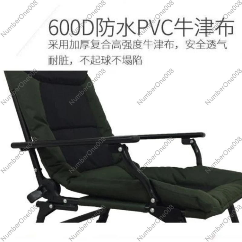 Multifunctional fishing chair Thickened reclining European fishing chair All terrain seat outdoor portable folding chair