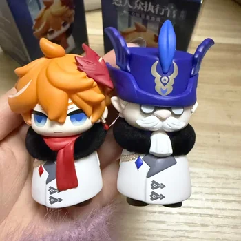 Oryginalne Suplay Genshin Fatui Harbinger Blind Box Mihoyo Figurki Kolekcjonerskie Anime Gadżety Mystery Box Prezenty Ozdoby
