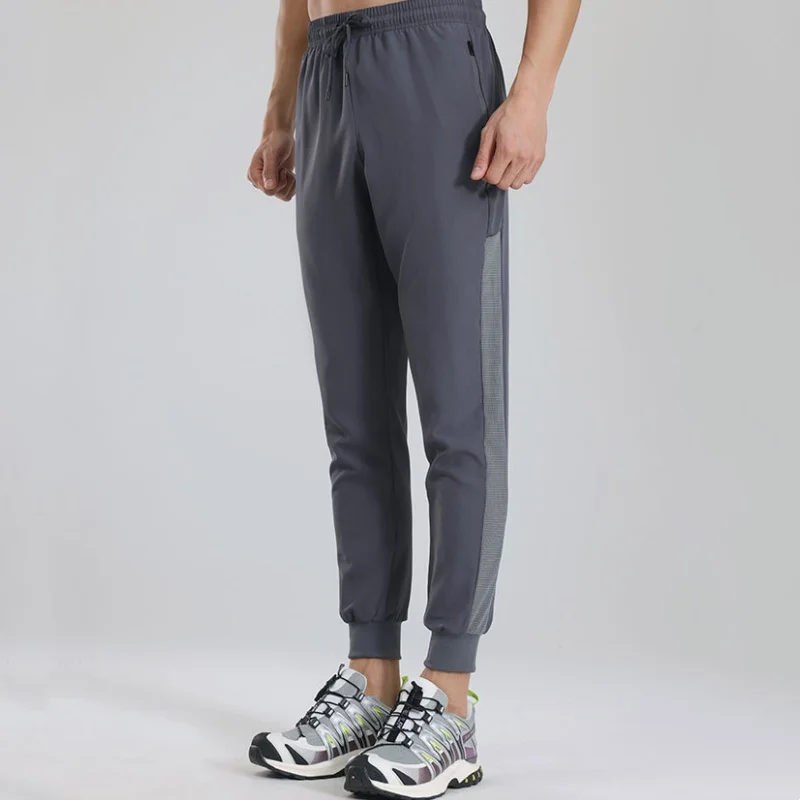 Breathable Plus Size Men's Casual Jogger Pants for Men Quick Dry Straight Elastic Waist Trousers Outdoor Sport Long Pants