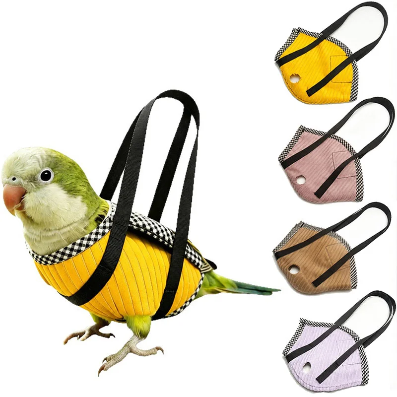 

Birds Carrier Bag Bird Harness Bird Parrot Diaper Travel Bag Escape Secure Birds Walking Training Behaviour Aids Accessories