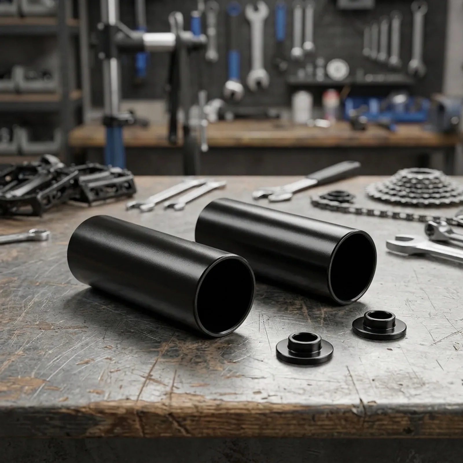 Freestyle-Focused Rear Wheel Pegs for Mountain Bikes Designed to Improve Balance and Foot Positioning During Advanced Tricks