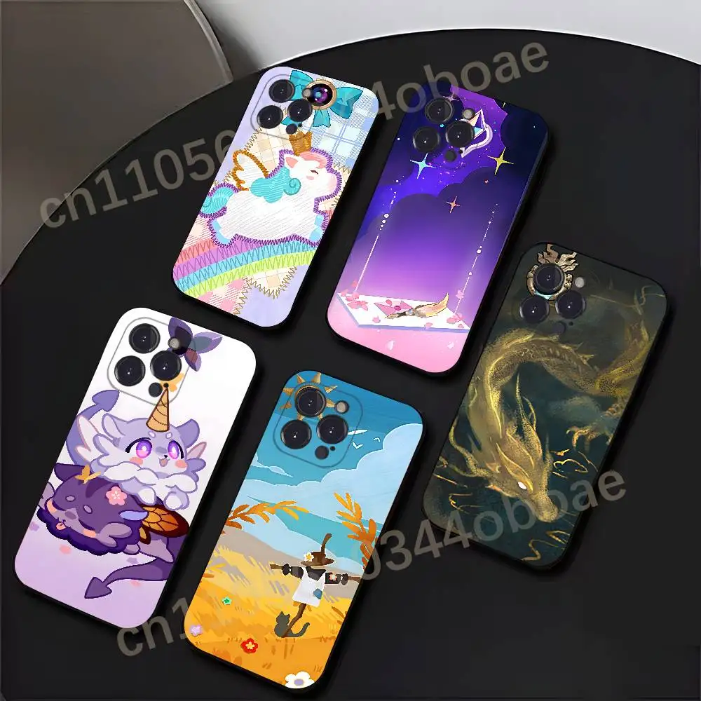 S-Star Rail Chrysos Heirs Phone Case For iPhone 17,16,15,14,13,12,11,Pro,MAX,Plus TPU Soft To Skin-friendly Cover